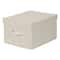 Household Essentials Canvas Storage Box with Lid